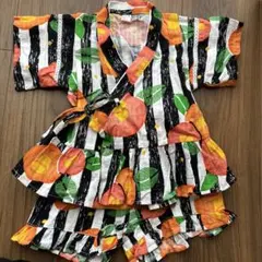 après les cours 甚平 つばき柄