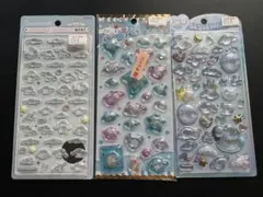 シナモロール　ボンドロミニ ・うるちゅる・ウォーターインシール　正規品３点セット