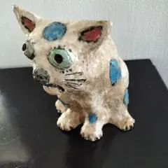 猫型陶器 メキシコのお土産 トナラ焼き - メルカリ