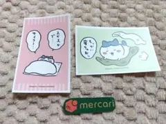 ちいかわ ハチワレ 二度寝 デコステッカー セット