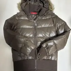 【美品】tommy girl フード付きダウンジャケット S ブラウン
