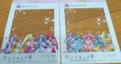 全プリキュア展 20th Anniversary クリアカード 2枚セット