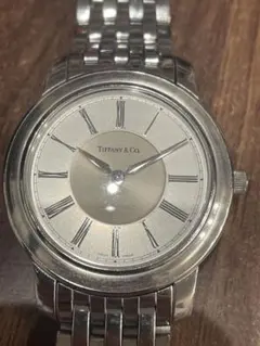 Tiffany & Co. 腕時計 シルバー クォーツ マークラウンド 稼働品 