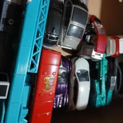 多色ミニカーセット（消防車・乗用車）