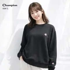 【ikura様】​チャンピオン Champion スウェット ブラック 黒 L
