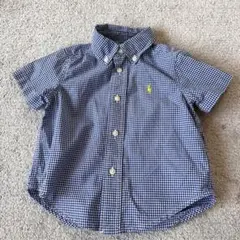 【ラルフローレン】チェックシャツ　80 ベビー