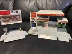 トミカタウン ビルドシティ ガソリンスタンド　ENEOS・スシロー　セットのサムネイル