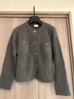 グリーンレーベル　ニットカーディガン