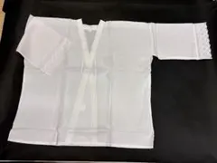 レース袖　レース袖付き肌襦袢　Ｌサイズ　日本製　肌襦袢 白 筒袖 半衿無し