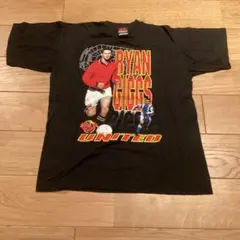 3700　ベッカム　サッカー　ビッグプリント　シングルステッチ　Tシャツ　黒 3700 ベッカム サッカー ビッグプリント シングルステッチ Tシャツ 黒
