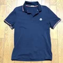 MONCLER リンガー 半袖 ポロシャツ NAVY Sサイズ - メルカリ