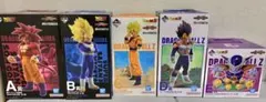 一番くじ ドラゴンボール VSオムニバスCROSS A、B、C、D、E賞　計5点