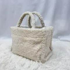 TSURU by MARIKO OIKAWA ボアトート トートバッグ 白のサムネイル