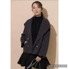 【美品】Apuweiser-riche バリエーションピーコート 2025年最新】Apuweiser-riche レディース ピーコート・ウールコートの