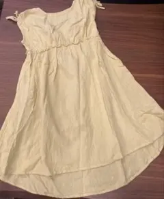 アプレレクール ワンピース 130㎝ ナチュラル イエロー 夏 女の子 かわいい
