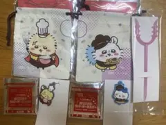 ココス　ちいかわコラボ　ラバーキーホルダーと巾着のセット