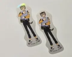 ディズニー ツイステ ラギー ホログラムステッカー 2枚セット