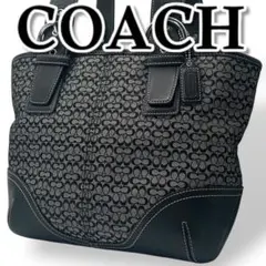 COACH コーチ トートバッグ キャンバス ミニシグネチャー ソーホー レザー