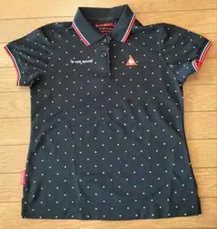 le coq sportif ドット ゴルフポロシャツ Mサイズ　レディース