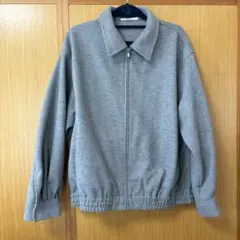 UNIQLO ブラッシュドジャージーオーバーサイズブルゾン Lサイズ