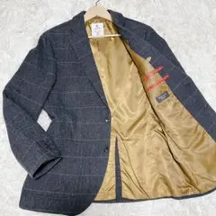 【サイズL】ORIHICA GARAGE テーラードジャケット ヘリンボーン
