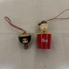 すき家 キューピー、花輪くんストラップ 2個セット