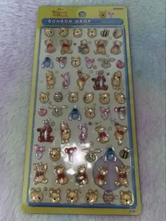 n*o様 【新品】くまのプーさん ボンボンドロップシールミニ ディズニー