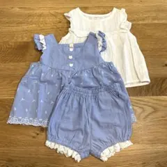 西松屋　セットアップ　ブラウス　70