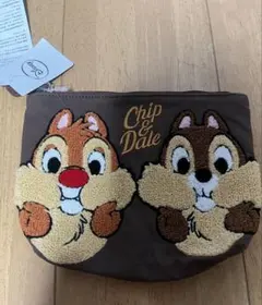 Disney Chip & Dale ポーチ　サガラ　新品　チップとデール