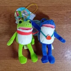 おとぼけケロピョン　マスコットぬいぐるみ（２種セット）