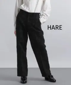 HARE ベロアジャガードストレートパンツのサムネイル