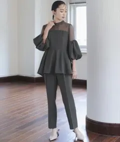 RUIRUE BOUTIQUE パンツ セットアップ オケージョン M 結婚式