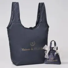 Maison de FLEUR 保冷バッグ＆ミニミニトート NAVY