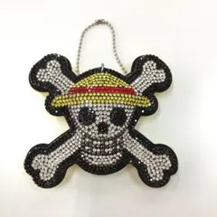 ワンピース　麦わらの一味　ラインストーンキーホルダー