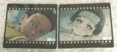 鬼滅の刃　フィルム風クリアカード　恋雪　狛治　カフェ　お楽しみくじ