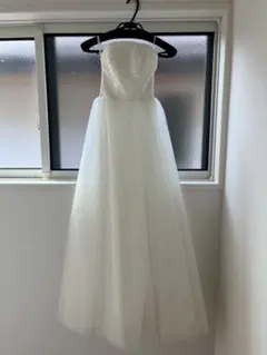 結婚式二次会　前撮り　ウェディングドレス Aライン　7号