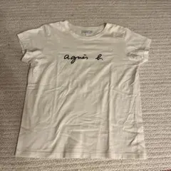 agnès b. ロゴ Tシャツ Mサイズ アイボリー