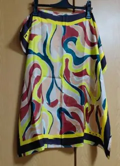 ユニクロ　MARNI マルニ スカーフ ショール マルチカラー絹100%