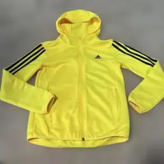 adidas イエロー フード付きジャケット　150