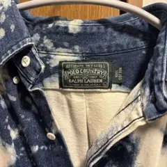 80s 90s polo country デニムシャツ　ポロカントリー　RRL