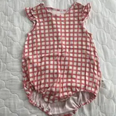 女の子　ユニクロ　ベビー　ロンパース　90