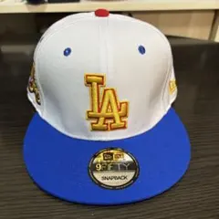 未使用　NEWERA キャップ NY ヤンキース 白　青　スナップバック　レア