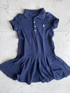 POLO RALPH LAUREN ポロワンピース ネイビー 4/4Tのサムネイル
