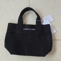 LOWRYS FARM ミニトートバッグ ブラックのサムネイル