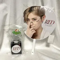 RYOSUKE YAMADA 山田涼介 RED ペンライト&うちわセット