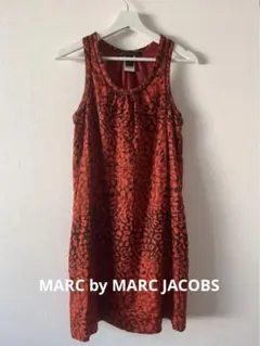 MARC JACOBS dress マークジェイコブス シルク 赤 ワンピース
