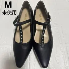 しまむら アベイル プラスチックパール Tストラップ パンプス