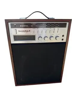 ラジオ・コンポ SANYO KaraokeMate 8 PAT-4800 1980's Vintage SANYO PAT-4800MKII KARAOKE Mate Cassette / 8 Track