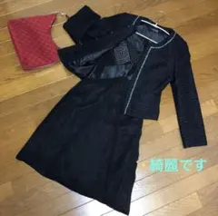 黒ワンピースジャケットスーツ⭐️卒業式　入学式　パーティー　正装　黒ジャケット