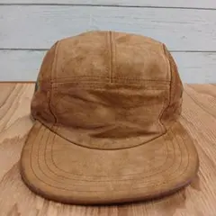 【 USA製 古着 】 ニューヨークハット レザー スエード ジェット キャップのサムネイル
